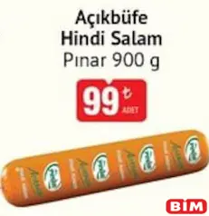 PINAR AÇIKBÜFE HİNDİ SALAM 900 G